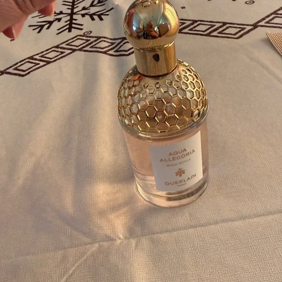 Guerlain Aqua Allegoria Rosa Rossa, 2.5 Fl. Oz., with Gold Accents - Picture 2 of 4